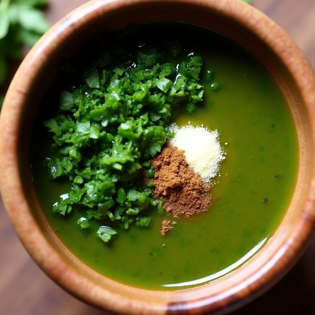 Salsa chimichurri casera