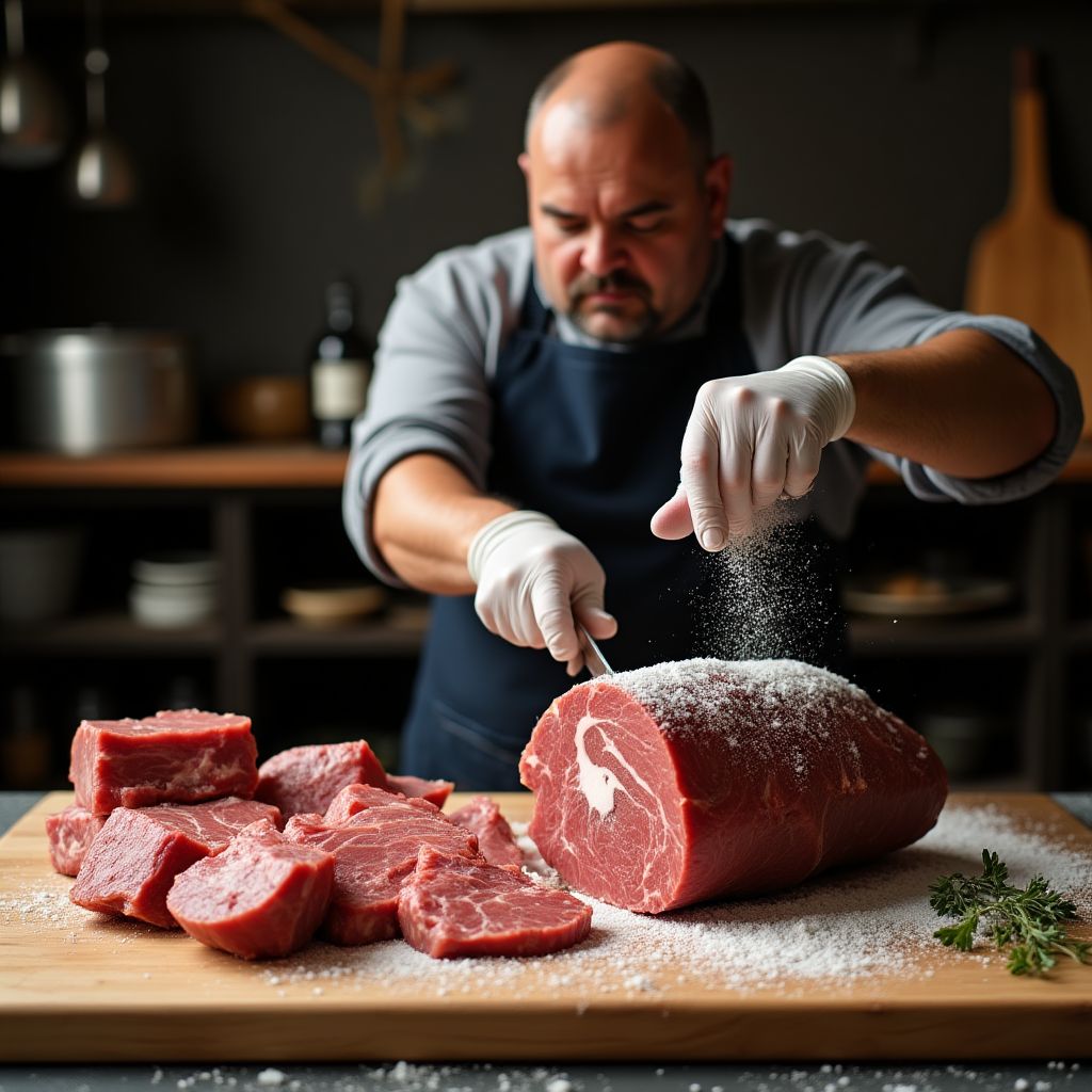 Preparación del asado