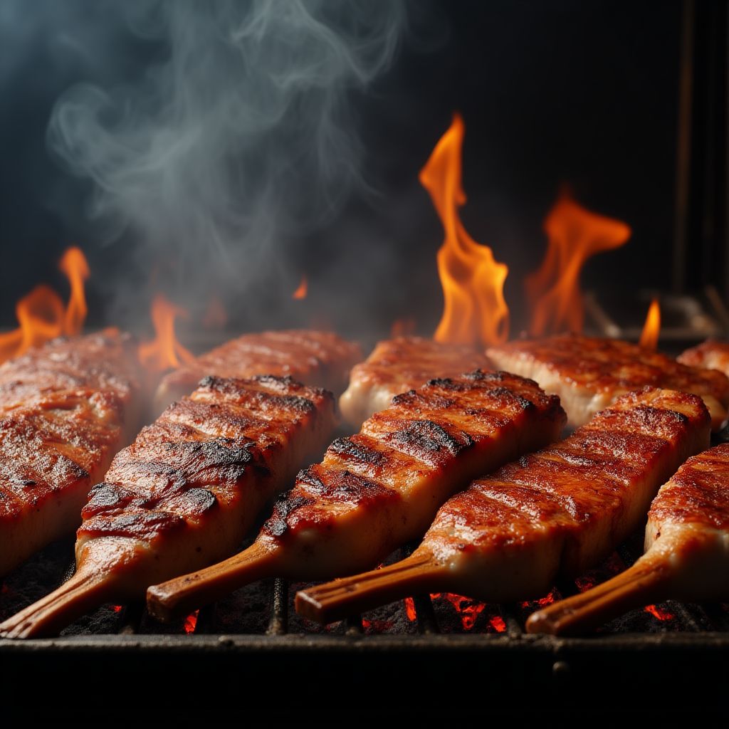 Carnes en la parrilla